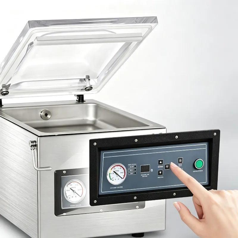 Automatic Electric Vacuum Food Sealing Machine, Commercial Compressor Vacuum Packaging Machine For Wet And Dry Food