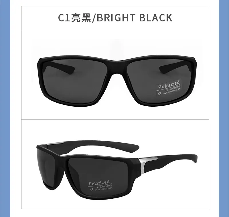 Tagion neue Luxusmarke polarisierte Sonnenbrille Männer fahren Angeln Sport Brillen UV400 männliche Sonnenbrille Lents de Sol Mujer – Detail 6