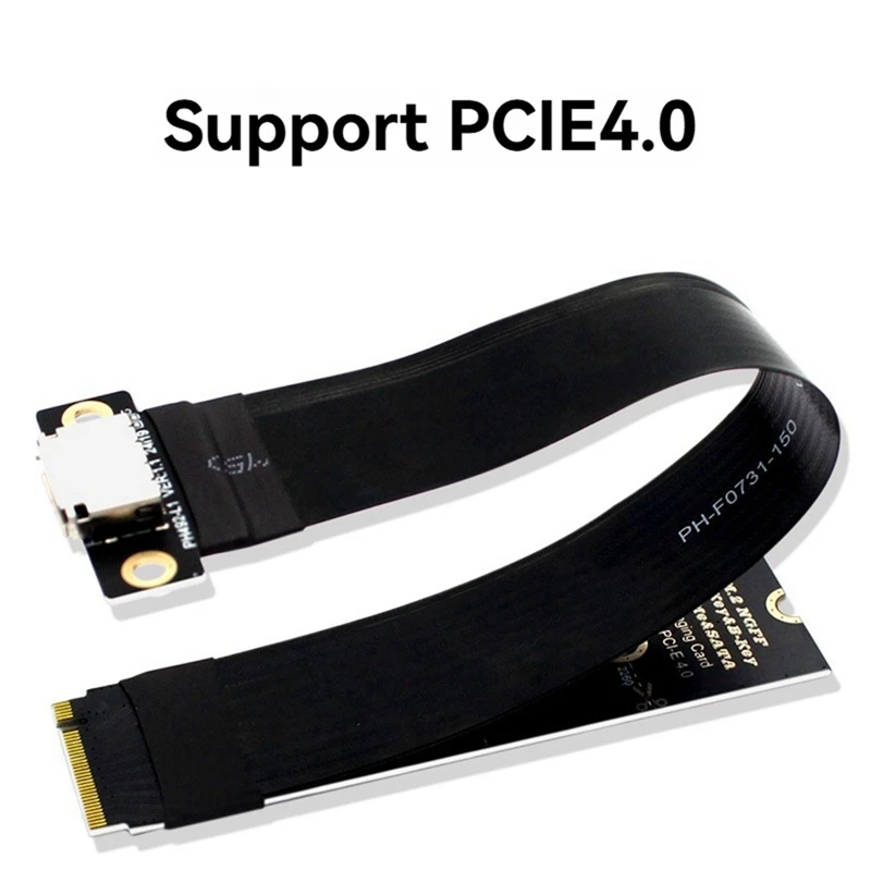 M.2 Nvme PCIE 4.0 To Oculink SFF-8611 SFF-8612 Female Adapter Cable Laptop External Graphics Card Extension Cable