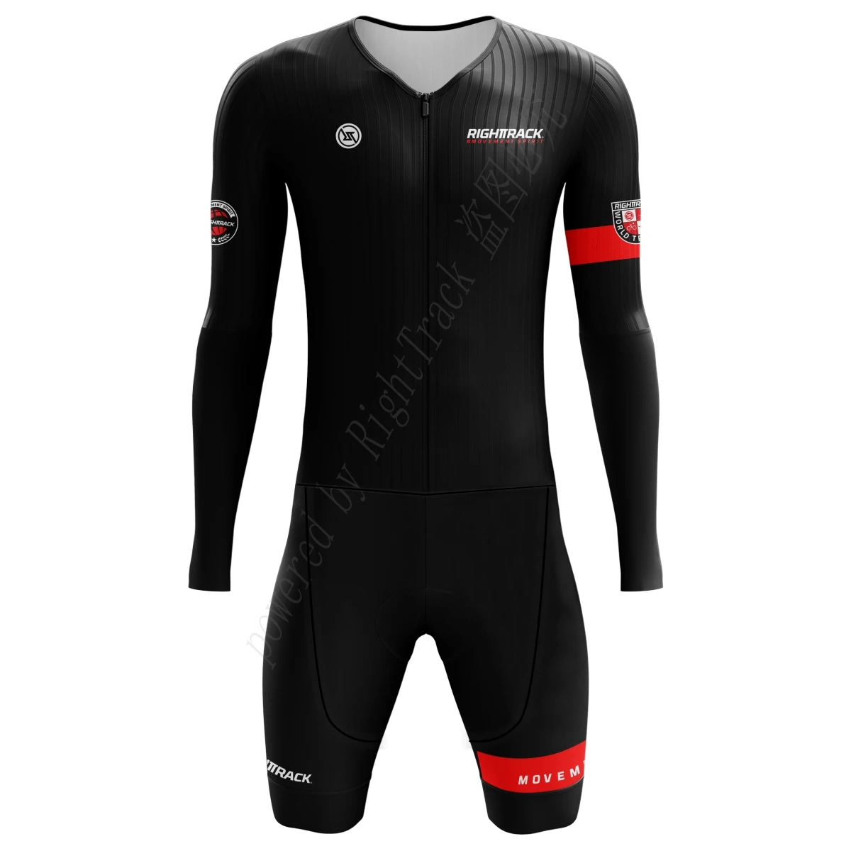 RIGHTTRACK  horké muži triatlon oblečení jízdní kolo odborný cyklistika skinsuits  plavat a běhat nastaví kombinéza dlouhé rukávy soupravy