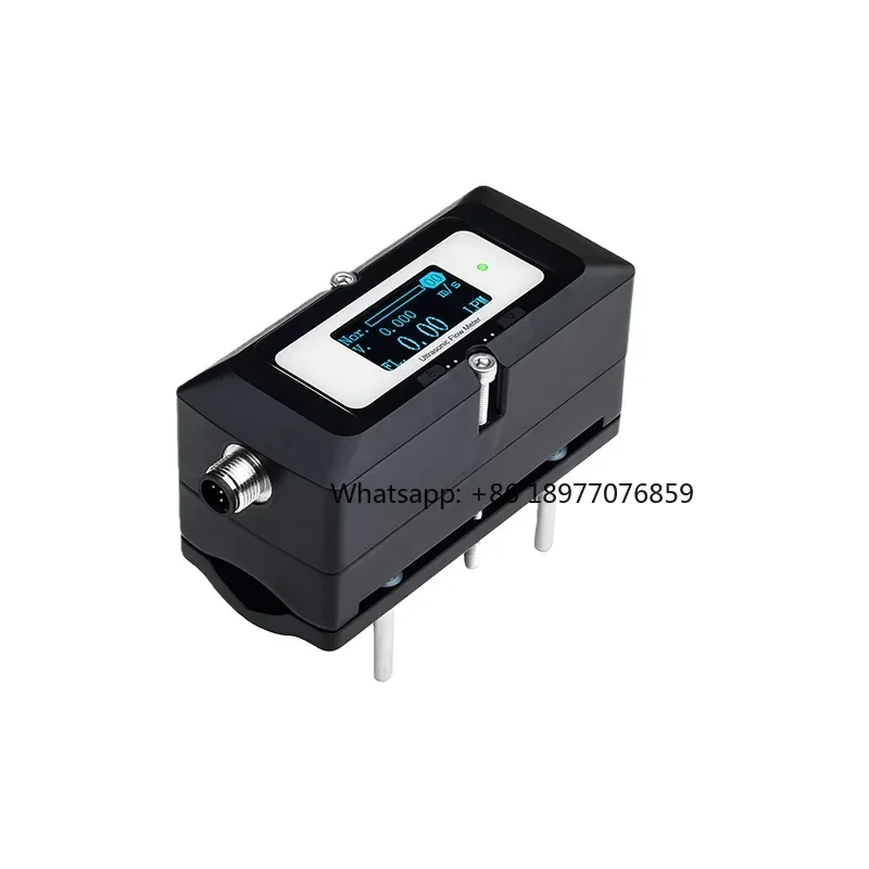 Lifa Industrial DN15-40mm Clamp on Ultrasonic Flow Meter for Water Balancing Hydraulic Flow Monitoring