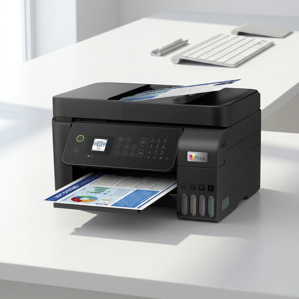 L5298 All in One Color Printer Wireless High Speed Duplex Printing A4 Large Capacity Continuous Ink Supply WiFi