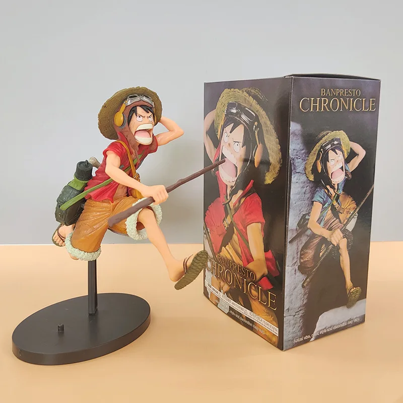 

19cm Anime One Peice Action Figure Monkey D Luffy Running Funny Figurine PVC Collectible Model Toy Kid Gift