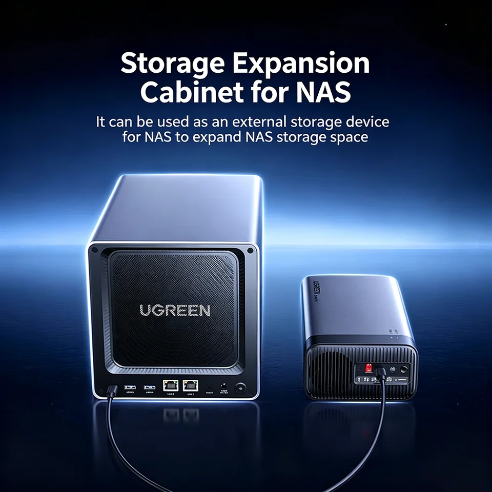 UGREEN Multi Bay Hard Drive Enclosure with RAID, 2.5/3.5 Inch SATA