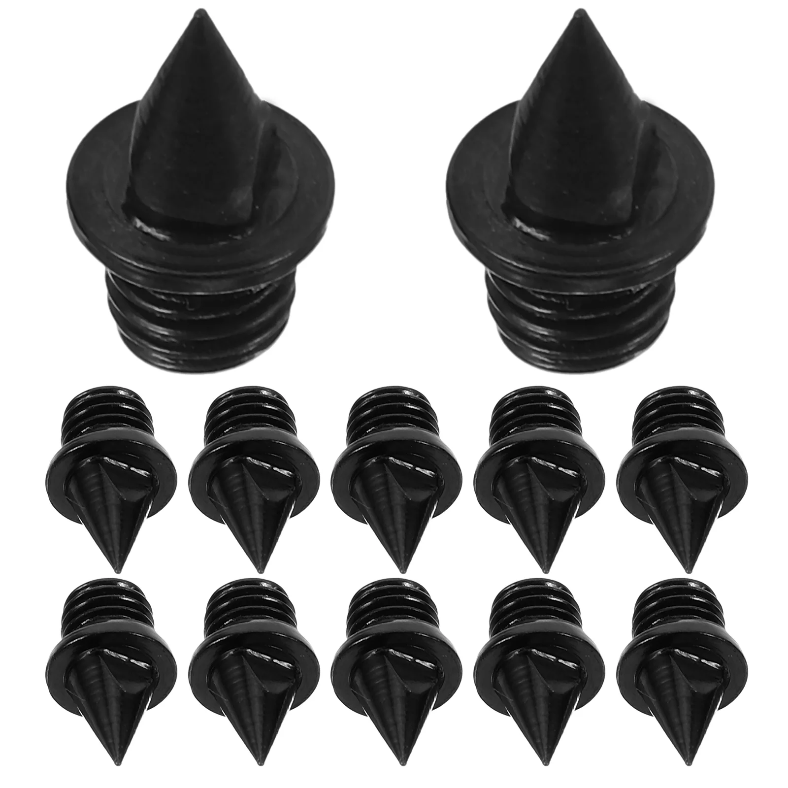 

20pcs Carbon Spikes Black Shoes Steel Spikes for Track Shoes Sprinting Replacement Team Sports