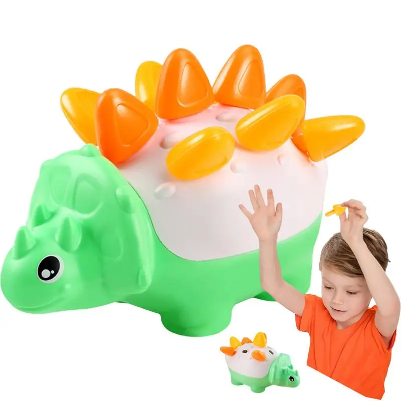 

Dinosaur Games Color Sorting Number Learning Sensory Toys Developmental Fine Motor Skill Game Preschool Activities For Indoor