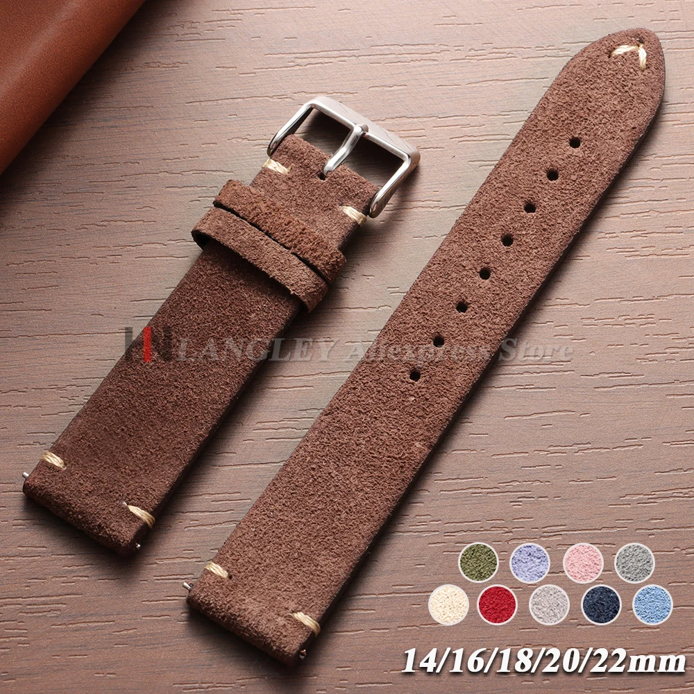 Suede Leather Watch… - image