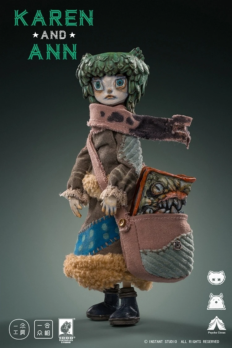 

【Original】Yiming Workshop X 1000Tentacles Circus Psychology KAREN AND ANN Action Figures Anime Toys