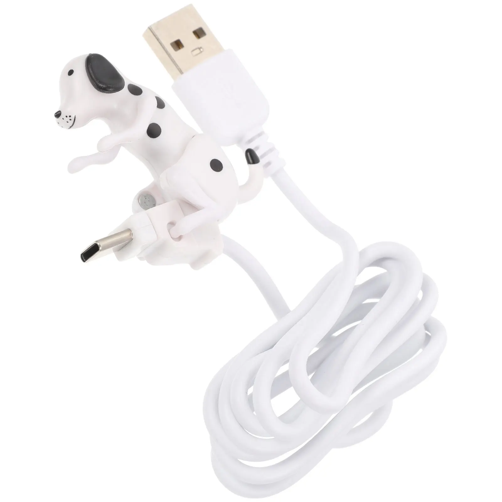 

Adorable Swinging Dog Charging Cable Type-C High-Durability USB Data Cord for Mobile Device Fast Charging Portable Use