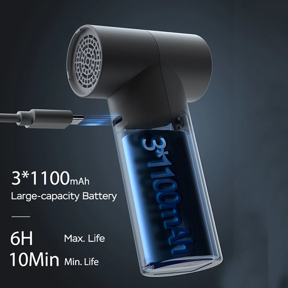 85000RPM Portable Compressed Air Duster for Computer Cleaner PC Cleaning Laptop Keyboard Cleaner Vacuum Cleaner Duster Blower