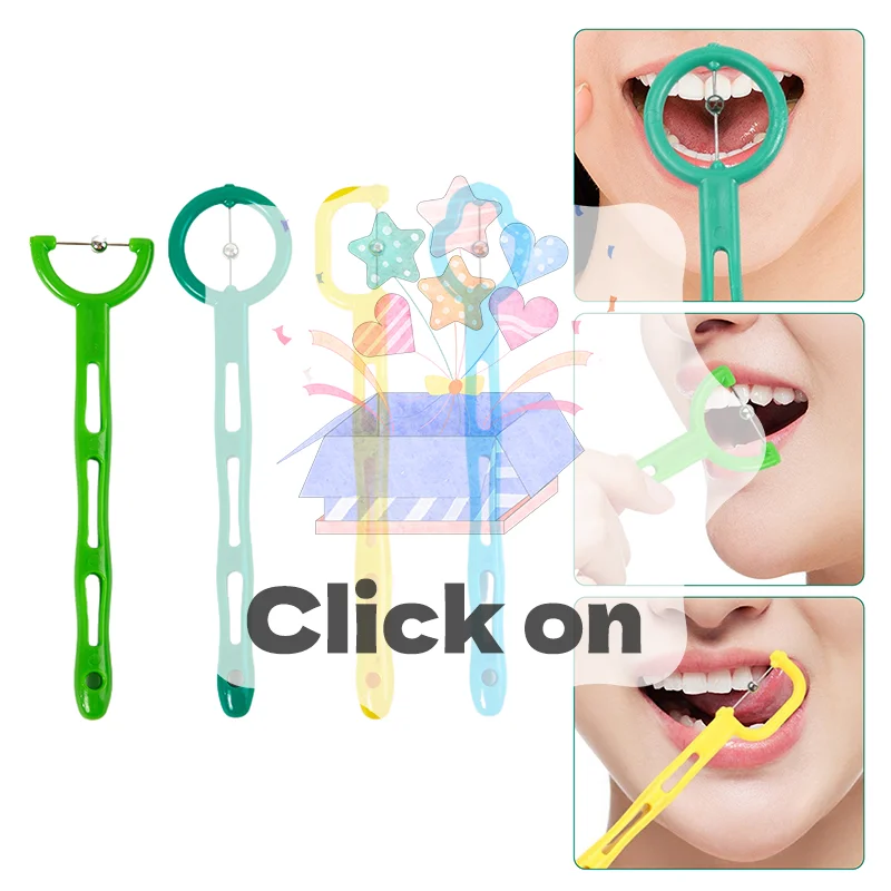 

3/4PCS Kids Tongue Tip Lateralization Elevation Tool Tongue Tip Exercise Oral Muscle Training Autism Speech Therapy Talk Tool