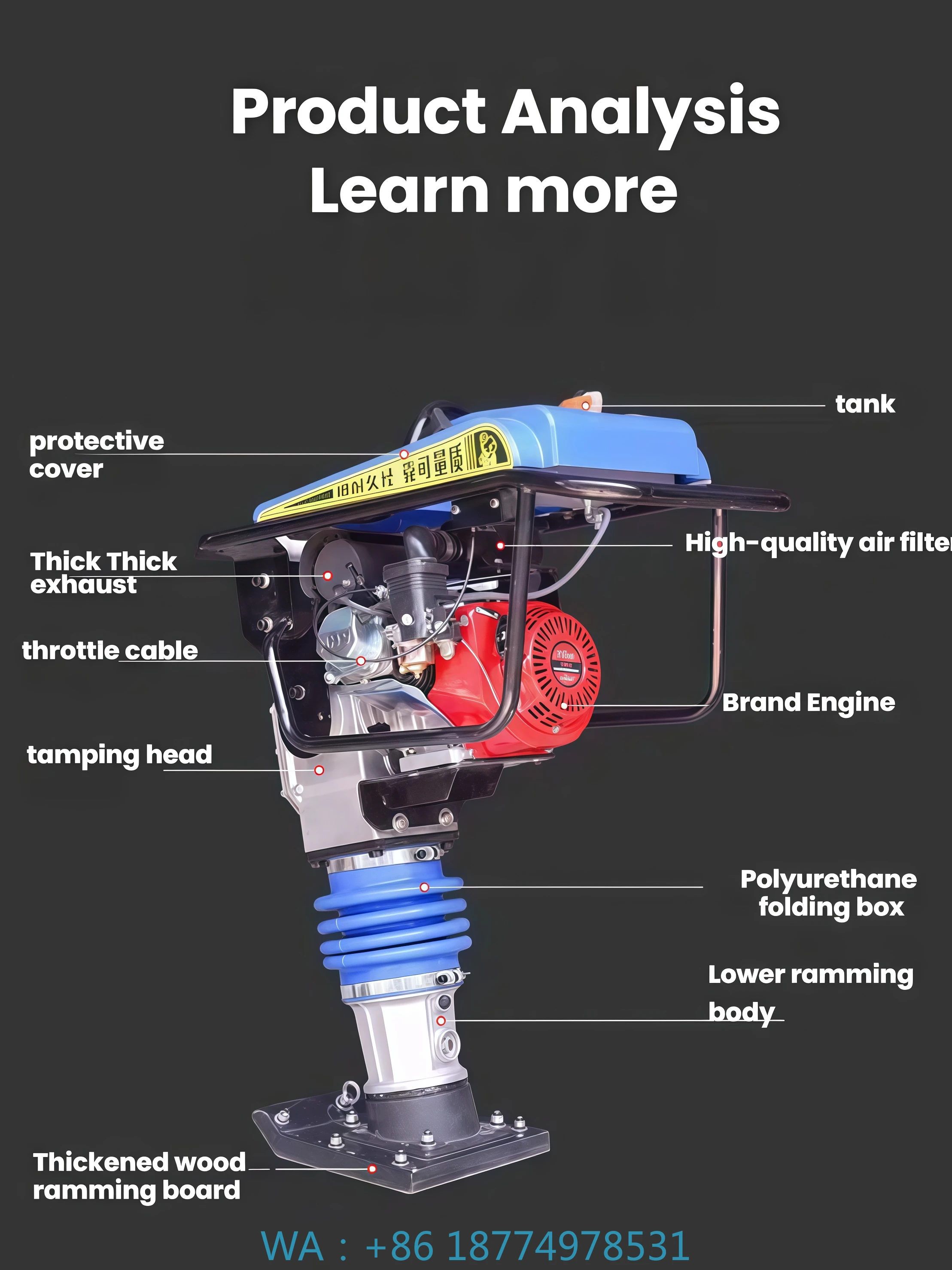 

Поставка, надежное качество и настраиваемые варианты. Высококачественный компактор почвы 130 типа с сроком службы.