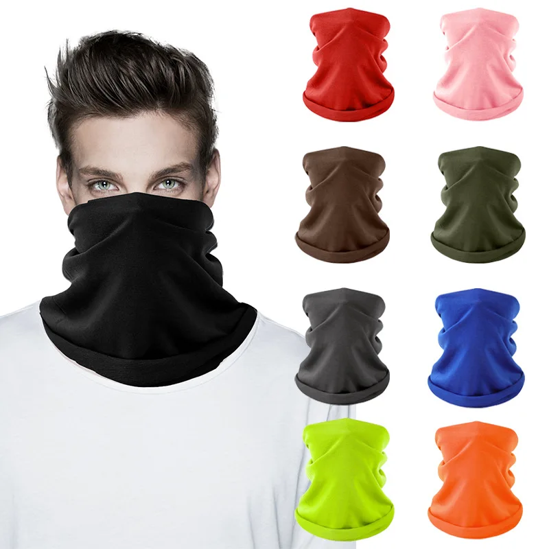 Summer Outdoor Hiking Headscarf Breathable Sweat-absorbing Sports Magic Headscarf Ice Silk Neck Scarf Sunscreen Mask