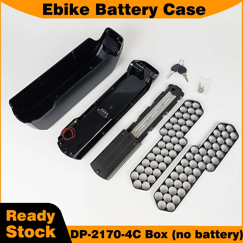 Polly DP-2170-4C E-bike Battery Case 36V 48V for Electric Bike with battery holder to hold 21700 empty box without batter