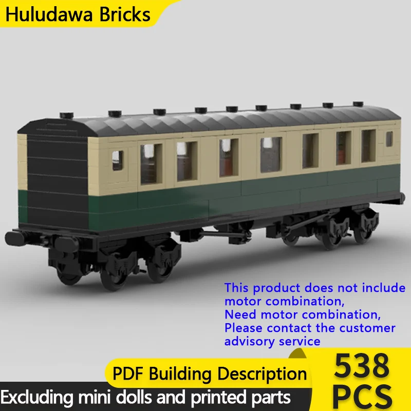 

City Car Model MOC Building Bricks Mark 1 Express Train Carriage Modular Technology Gifts Holiday Assemble Children Toys Suit