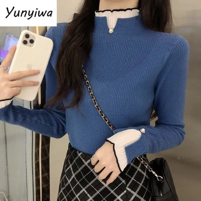 Lace Patch Pullover: The Ultimate Fall-Winter Layering Staple for Modern Women
