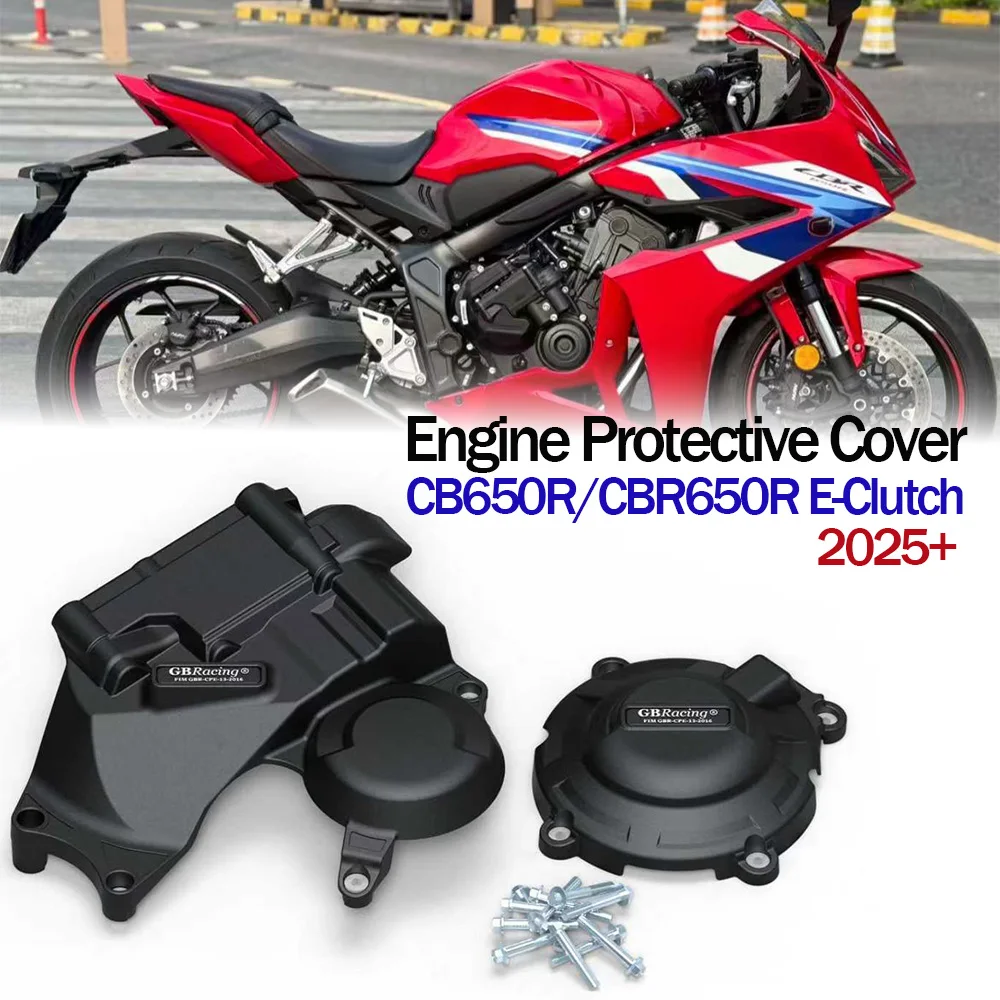 

For HONDA CBR650R/CB650R EClutch 2025+Motorcycle fall protection device engine hood protective cover CB650R/CBR650R E-Clutch