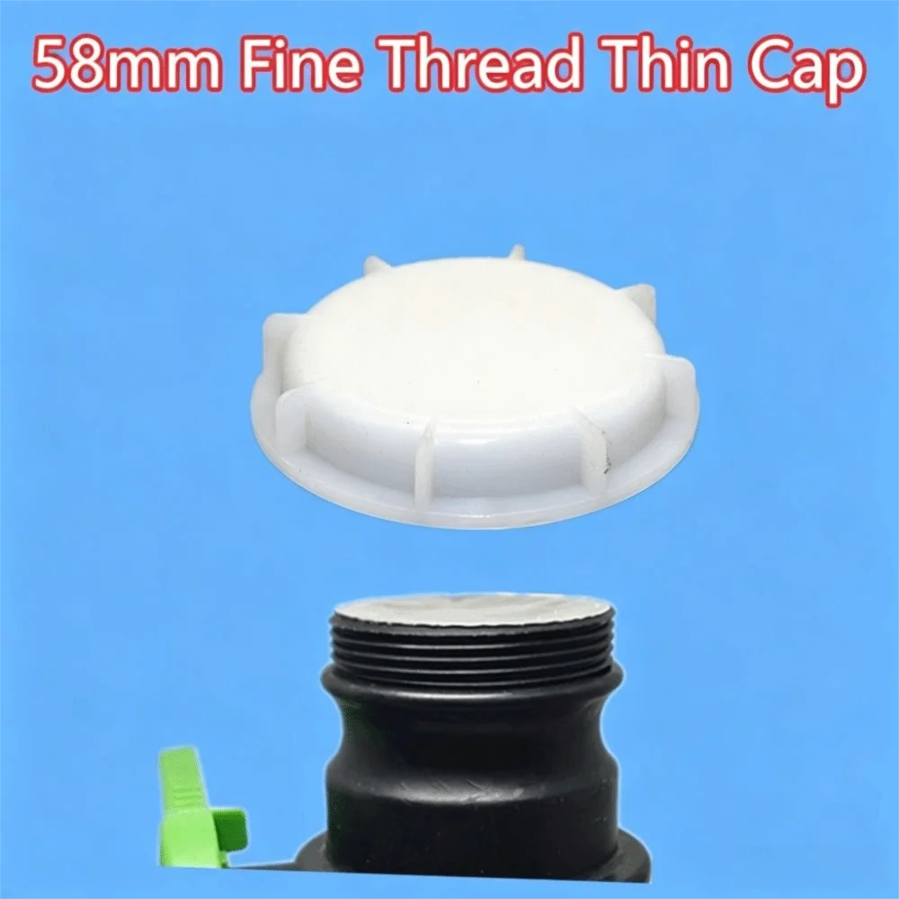 New Plastic IBC Tank Cap Lightweight Threaded Tank Valve Cover Corrosion Resistant Leak-proof Drainage Outlet Adapter IBC Tank