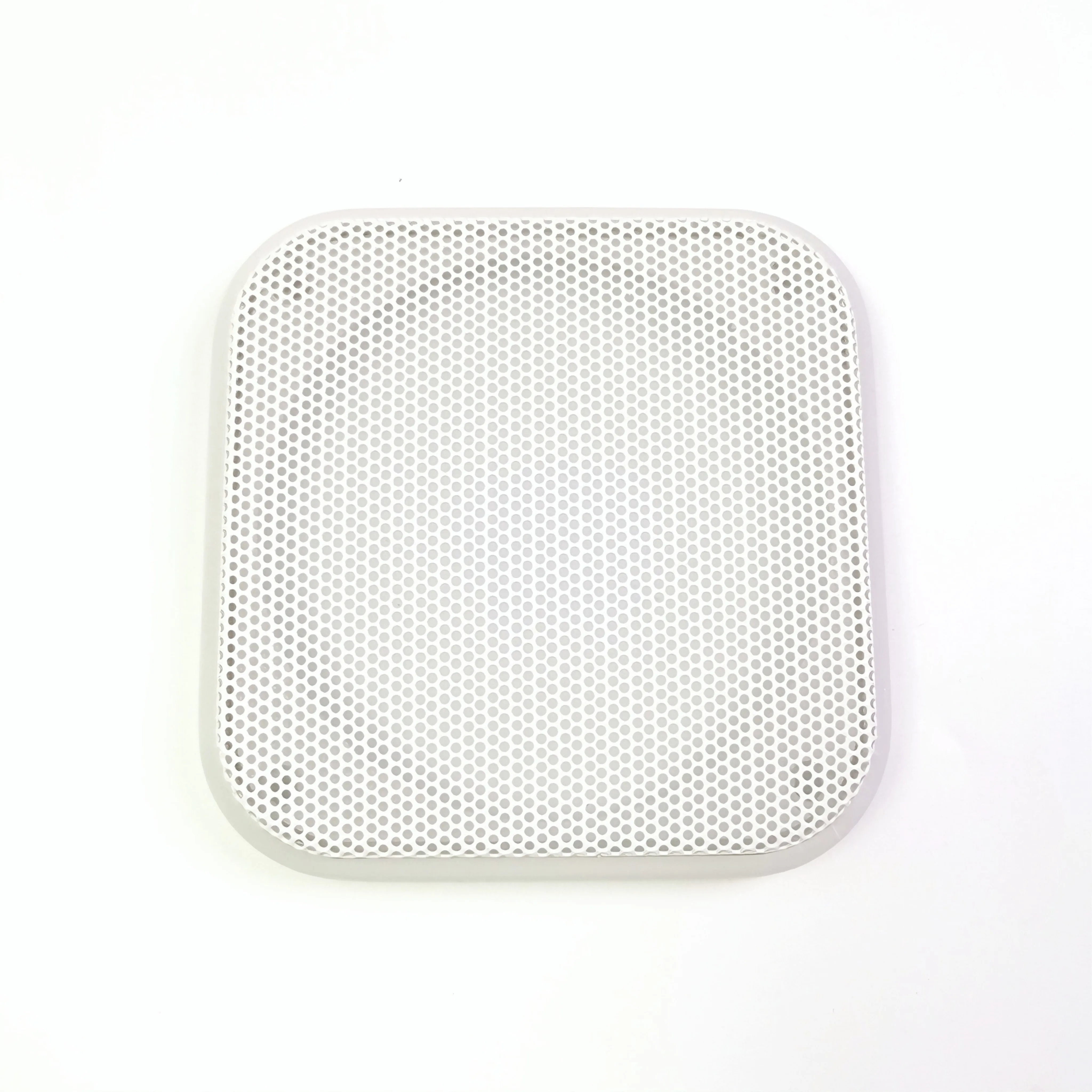 MW Audio, set van 2 vierkante luidsprekerroosters van 4 inch, decoratieve gaasafdekking voor auto's en doe-het-zelf audio-installaties, ter bescherming tegen stof.