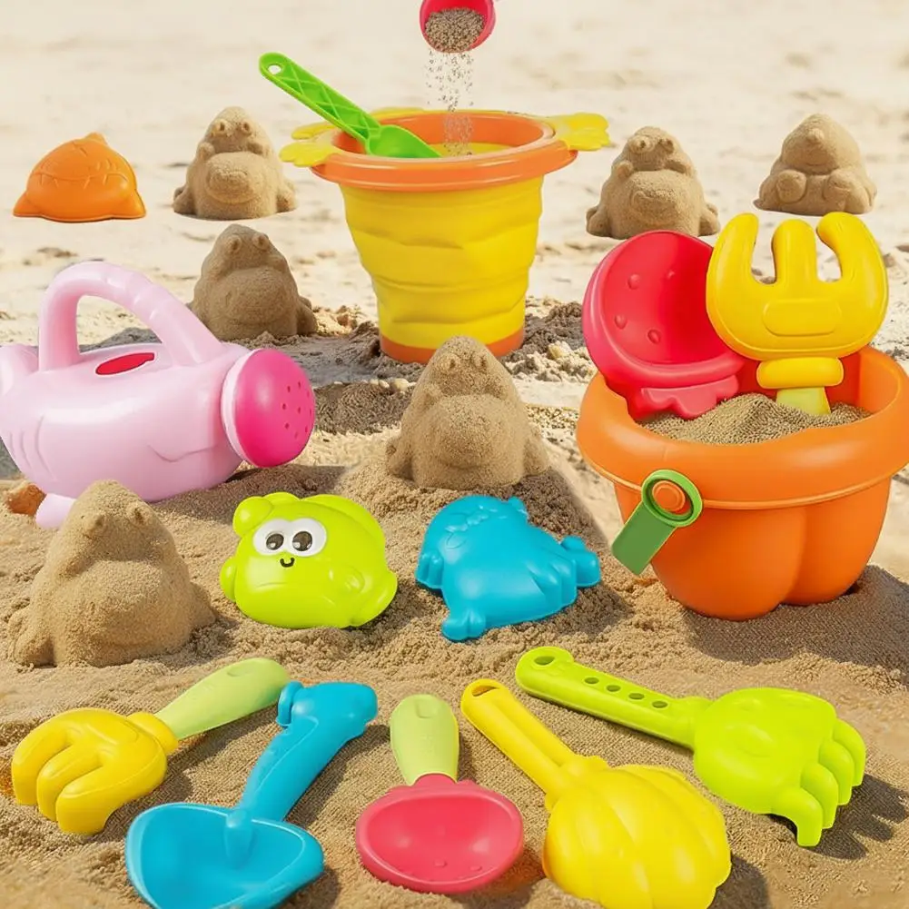 Beach Sand Toys Set for Kids Summer Outdoor Play Tools Sandbox Water Game Kit for Boys Girls Birthday Holiday Gift