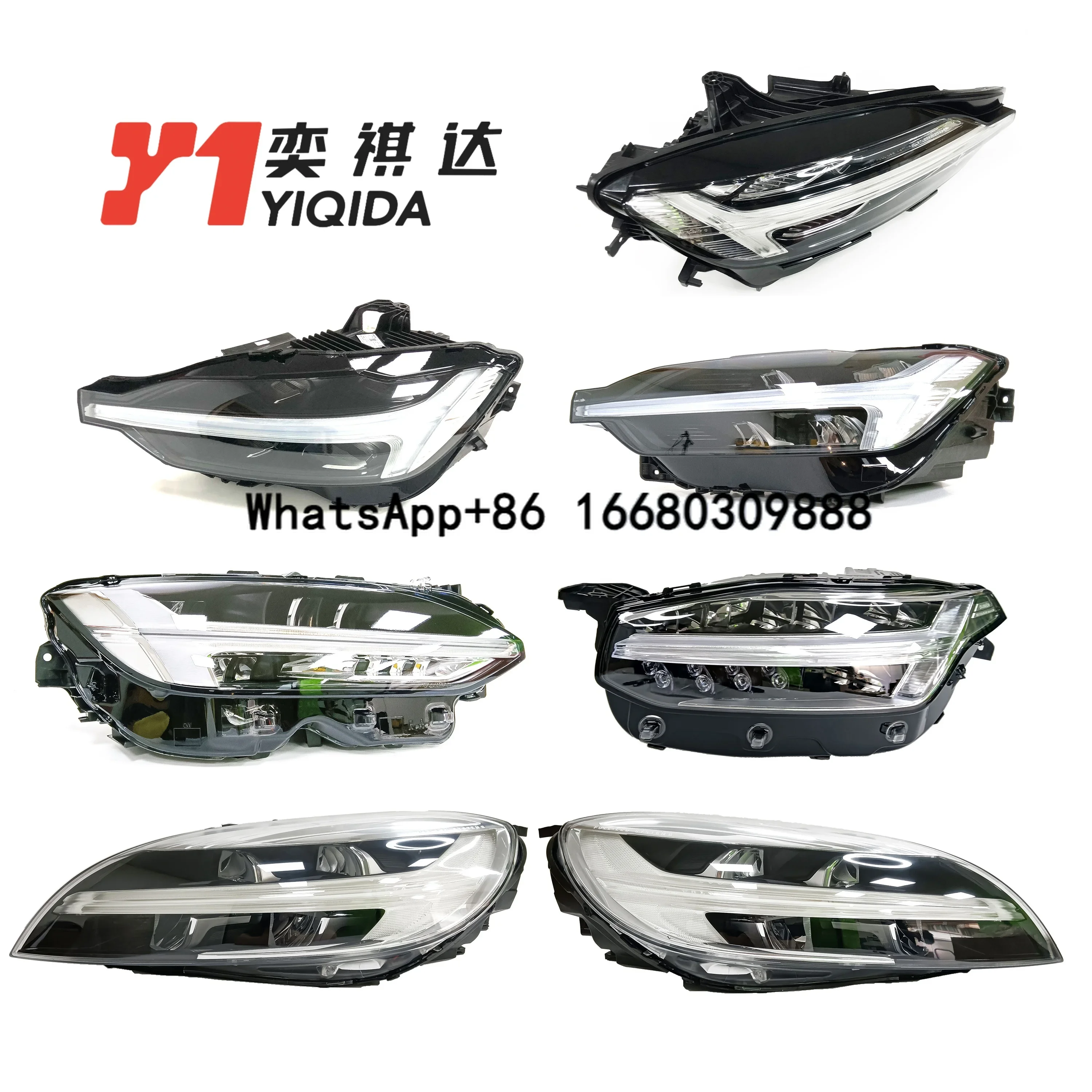 

YIQIDA Car Parts Auto Accessories Auto Lighting Systems LED Headlights Headlamp For V60 V90 S60 S80 S90 XC40 XC60 XC90