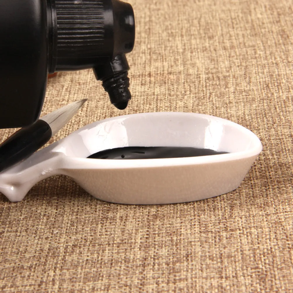 Creative Ink Dish Multi-purpose Ink Dish Practical Ink Plate Brush Washing Water Dish Small Ink Dish