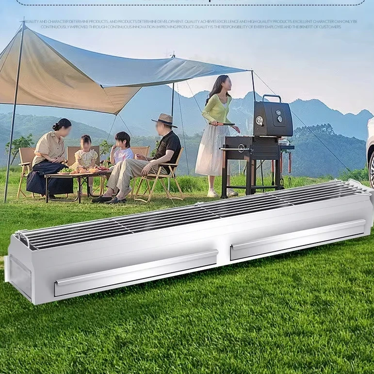 Baogang Carbon Grill with Side Air Assist Fan - Stainless Steel Home/Street Food Stall BBQ