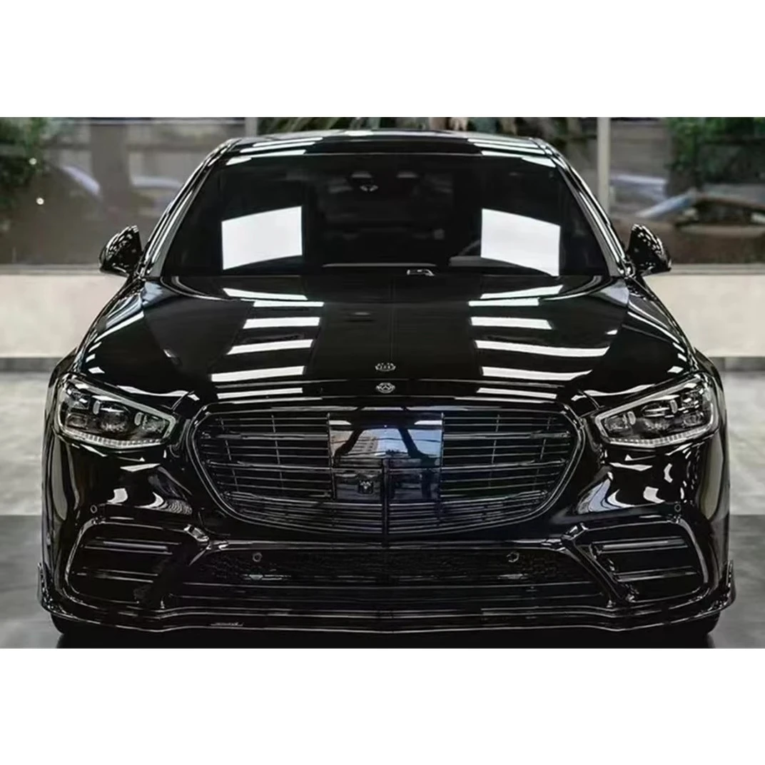 

STLFBody Kit for Mercedess benzs S Class W223 Sport Upgrade to BRS Aerokit Style Include Front Lip and Tail Diffuser with Tips