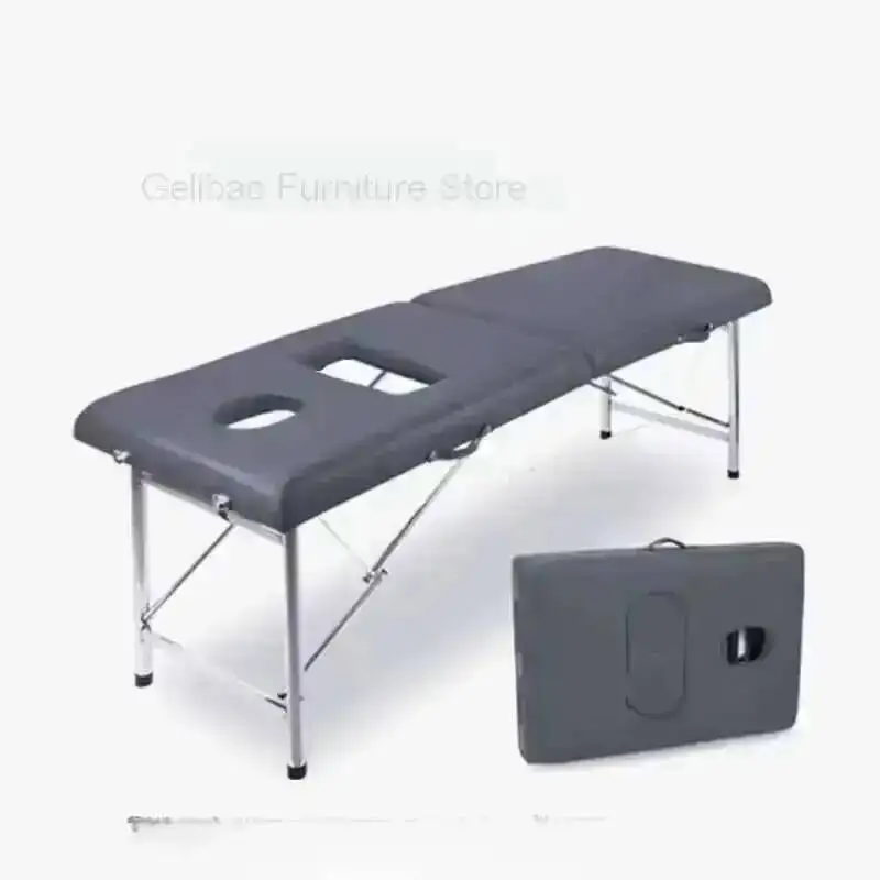 Portable Spa Beauty Folding Beauty Tattoo Bed Cosmetic Massage Bed Full Body Recliner Maca Portatil Dobrável Salon Furniture