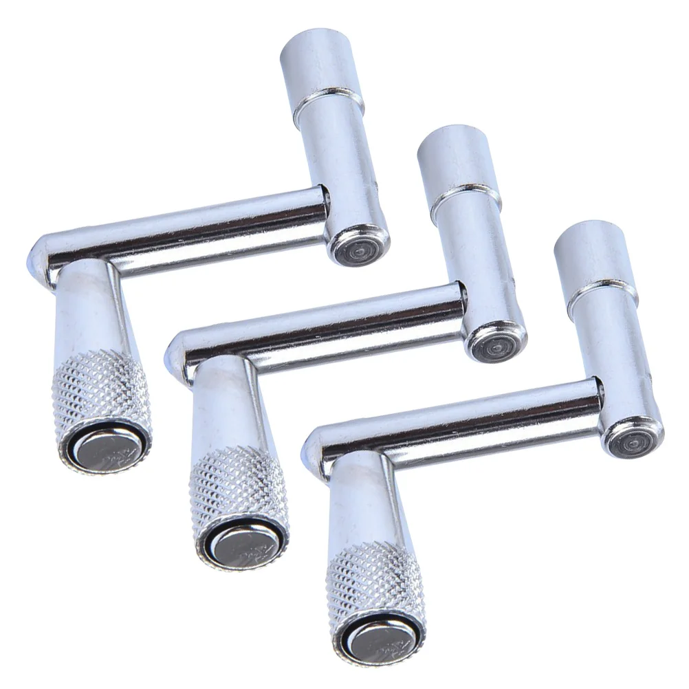 

3Pcs Drum Key Heavy Duty Crank Style Fast Drum Tuning Key Ratchet Style Spinning Handle Durable Metal Construction