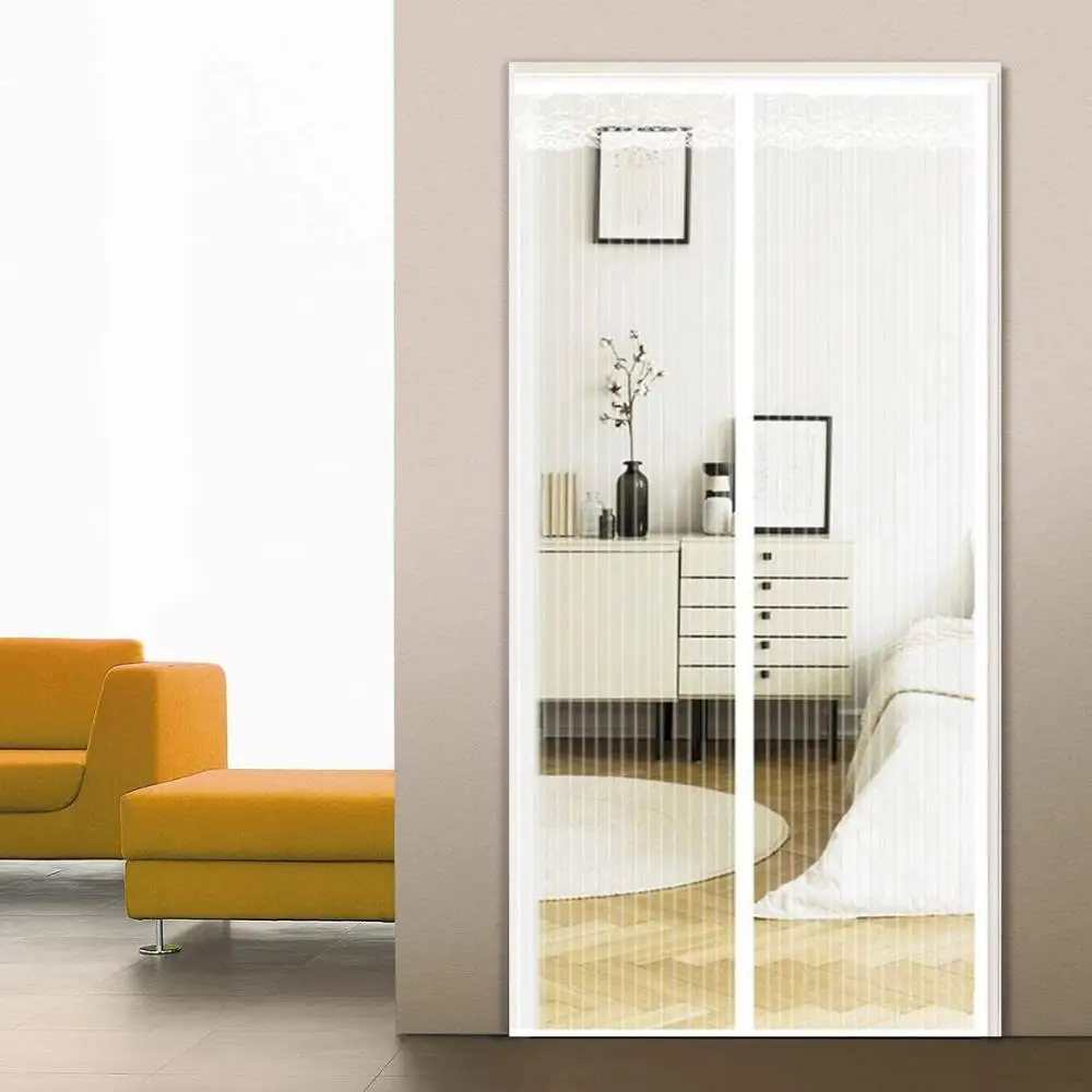 120 x 210cm/120 x 250cm/140 x 240cm Large size Summer Anti Mosquito Insect Fly Bug Curtains Magnetic Net Mesh Door Screen