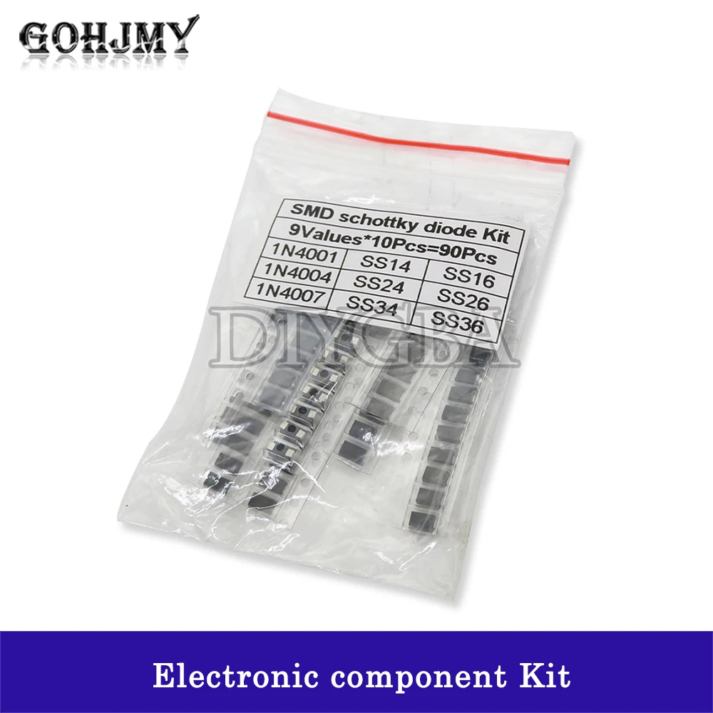 90Pcs/Lot 1N4001 1N…