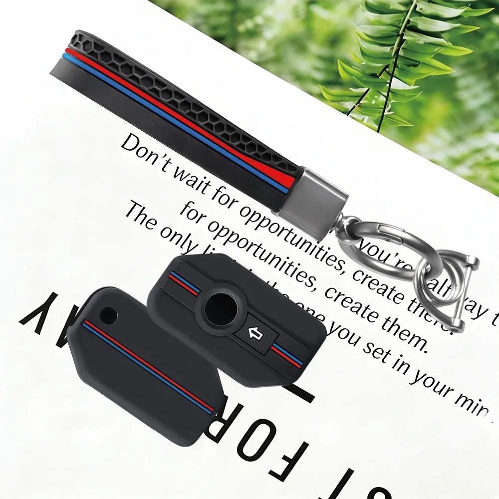 Keychain Ring Shell Case Cover Holder For BMW K 1600 B GT GTL R 1250 GS Adventure S1000 R XR 2021 2022 Silicone Remote Key Fob