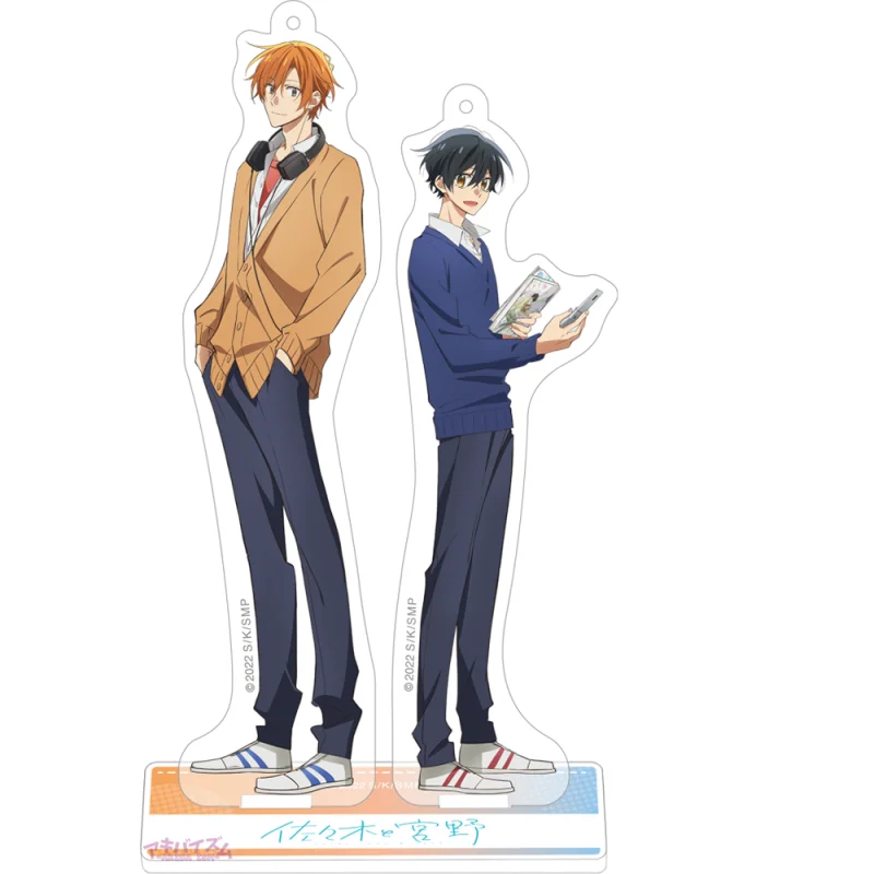 Sasaki and Miyano Hirano Kagiura Taiga Akira BL Anime 15cm Acrylic Stand Model Desktop Plate Keychain Charm Collectible Gift