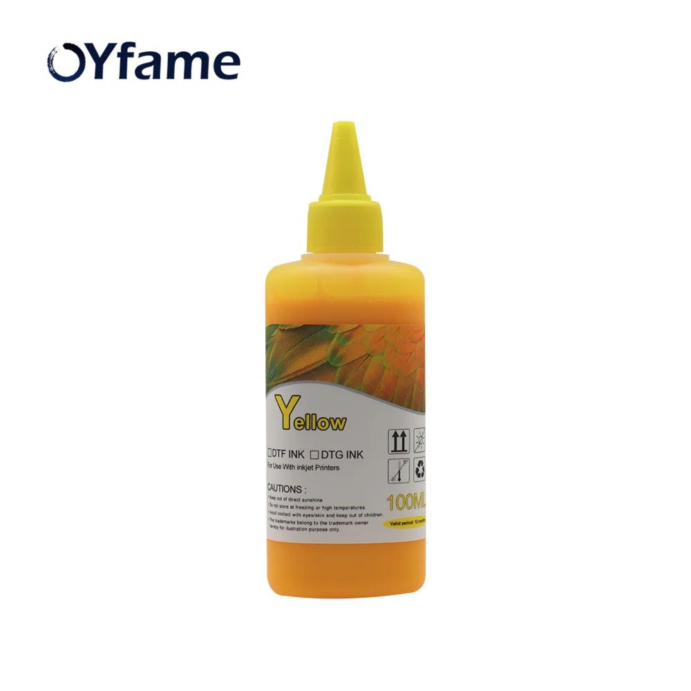 Oyfame 100Ml Dtf Inkt Dtf Warmteoverdracht Inkt Conversie Kit Refill Inkt Direct Naar Film Inkt Voor R1390 XP600 l1800 Dtf Printer Inkt