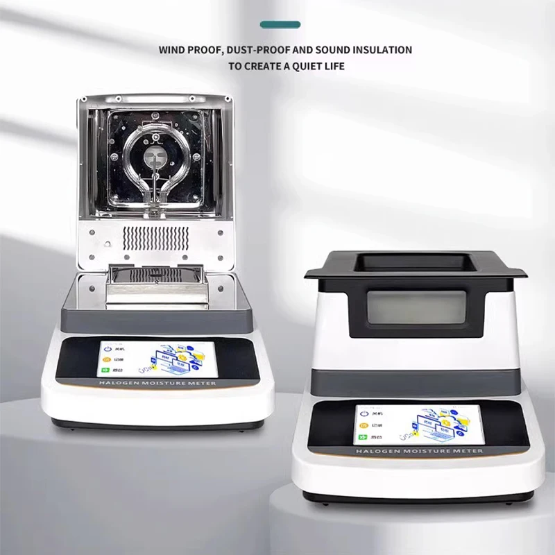 Automatic rapid moisture meter, tea grain measurement, food plastic granules, plastic moisture content
