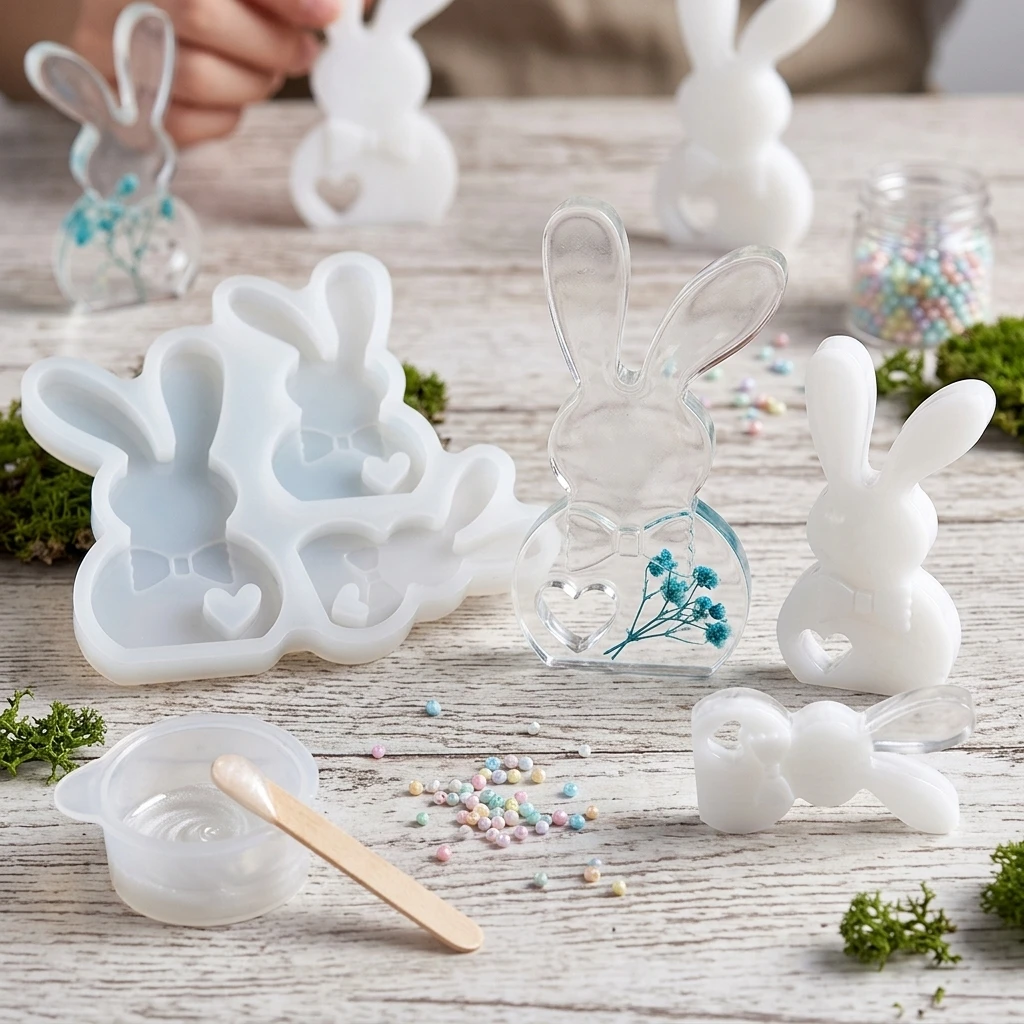Molde de Silicone de Coelho co - Home Decor You avaliação e preço