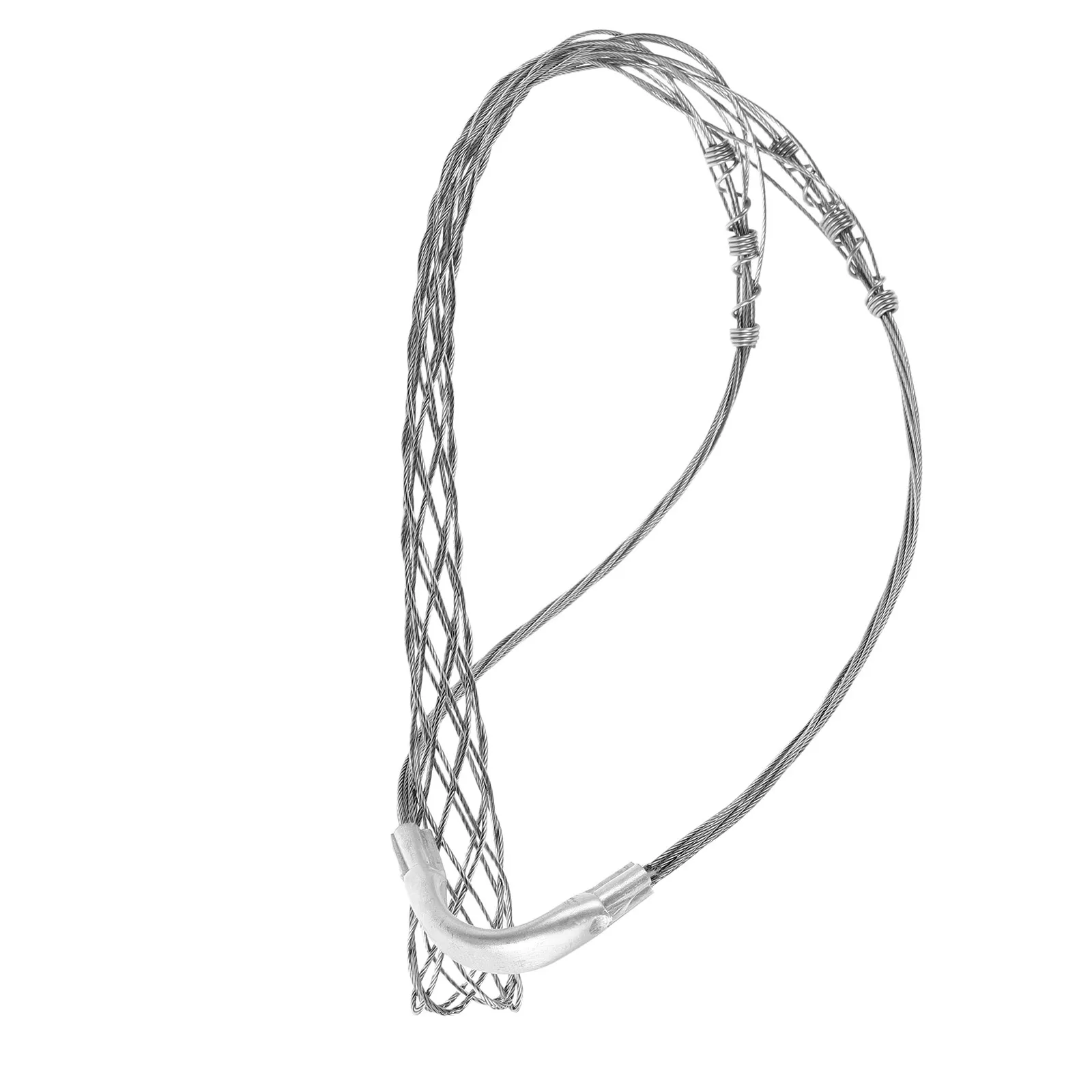 Mesh Grip Cable Puller Tool 5Mm Diameter Heavy-Duty Stainless Steel Wire Installer Electrical Wire Pulling Auxiliary Anti-Slip view 2