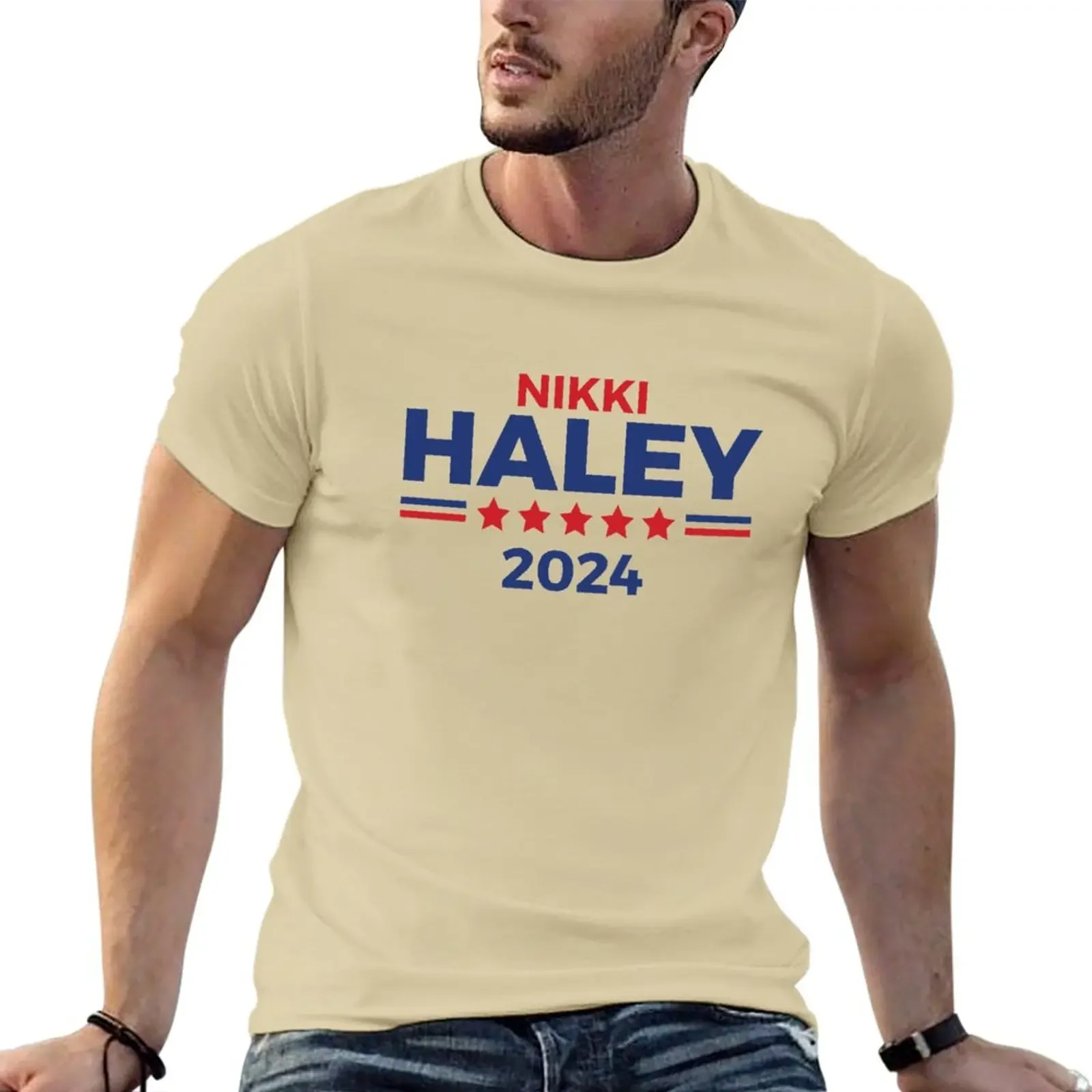 Customized sports fan t-shirts graphics men Nikki Haley for President 2024 Campaign T-Shirt clothing oversized SUMMER funny new