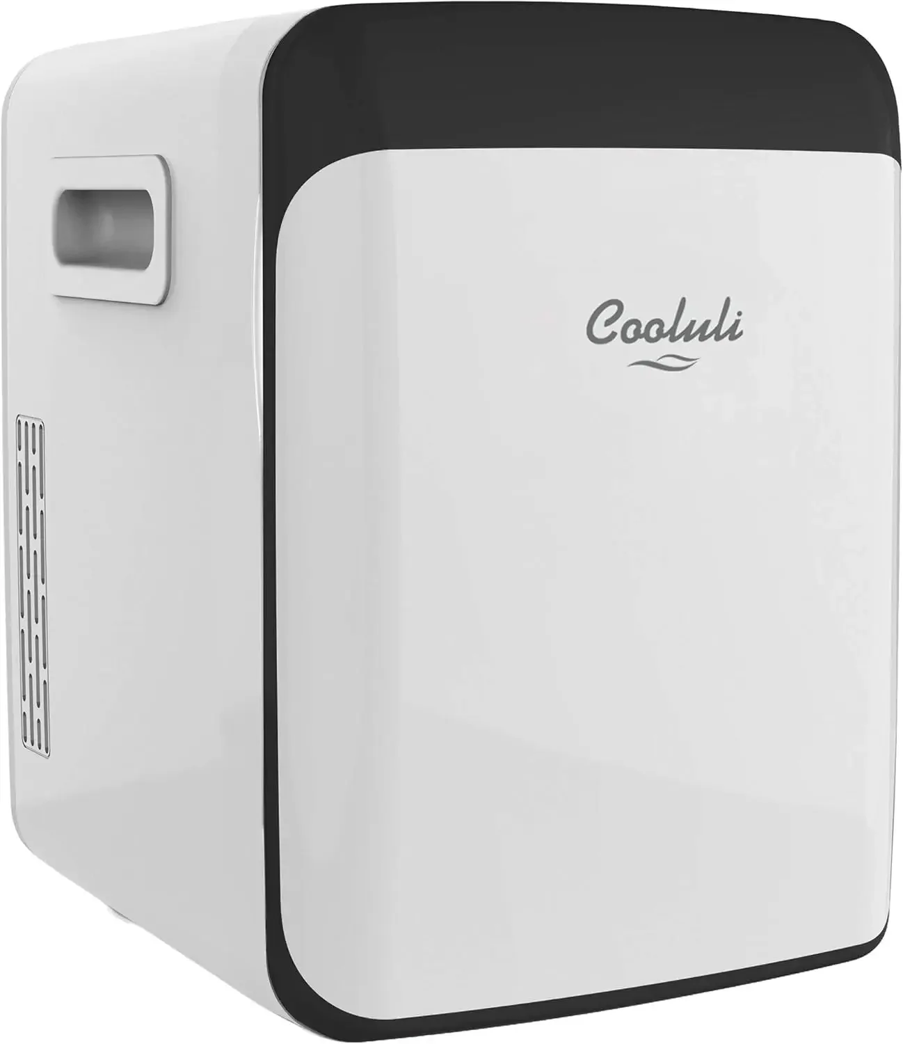 15L Mini Fridge for Bedroom - Car, Office Desk & College Dorm Room - 12V Portable Cooler & Warmer for Food, Drinks, Skin