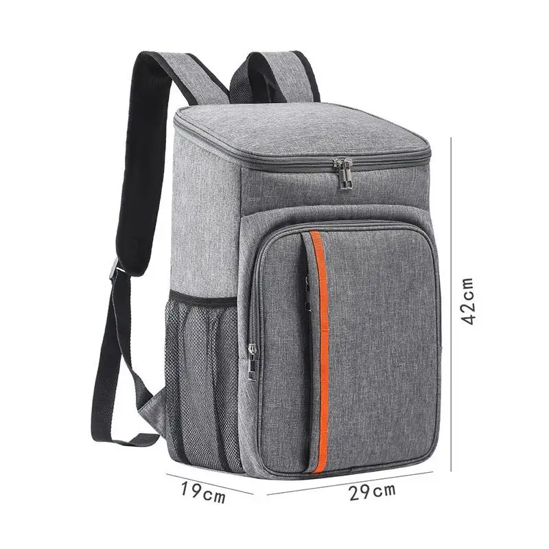 For Outdoor Picnic Camping And Food Delivery Backpack Insulated Cooler Backpack Large Capacity Leakproof Thermal Bag