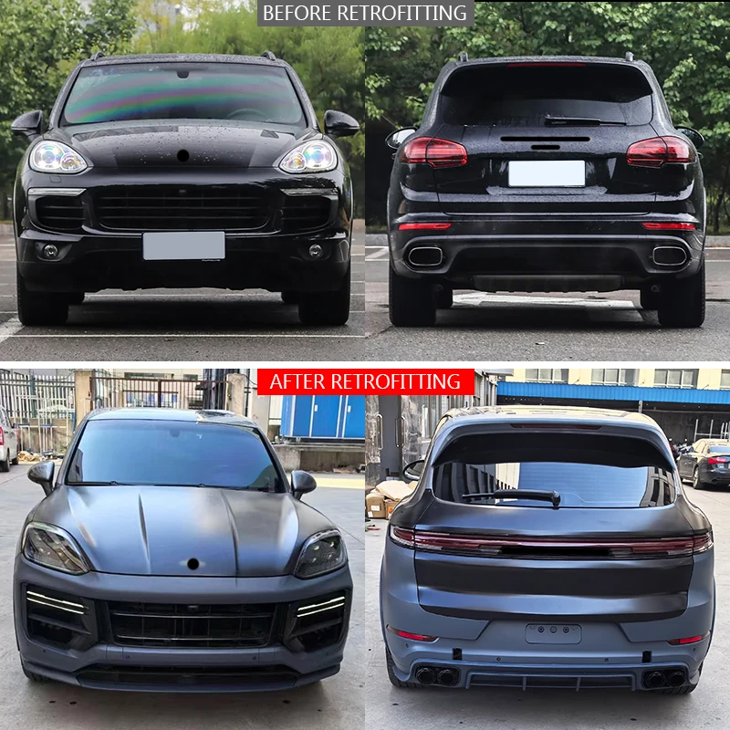 Classic Car Restomod Body Kits2011-2017 Modification 2024 Turbo GT Bodykit  Front And Rear Bumper Taillights Car Bodybit