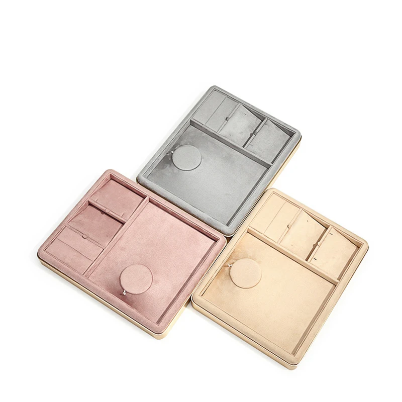 

Jewelry display rack, metal necklace and jewelry display props, jewelry display tray