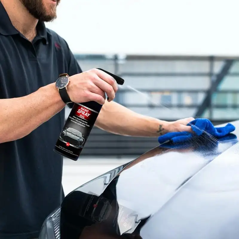 

Car Coating Spray 437ml Ceramic Spray Coating for Cars Waterproof Car Restoring Liquid Nano Repair Spray Protective Cleaning