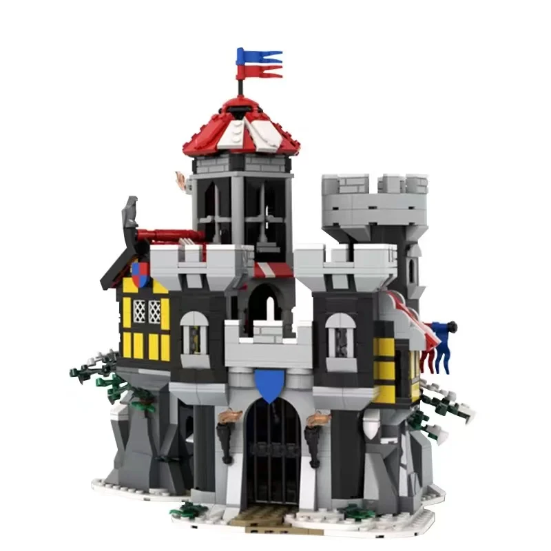 

1216pcs MOC European Medieval Street View Dragon Knights Castle DIY creative ideas Retro child Toy Birthday Gift building blocks