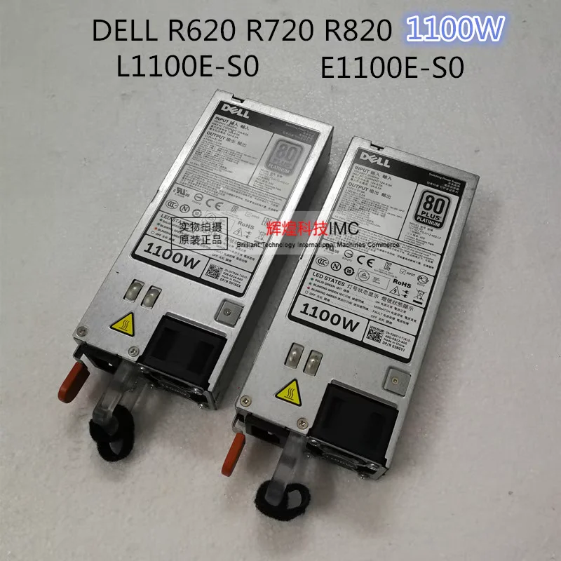 

R620 R720 R820 Серверный блок питания 1100 Вт L1100E-S0 0NTCWP 0GYH9V