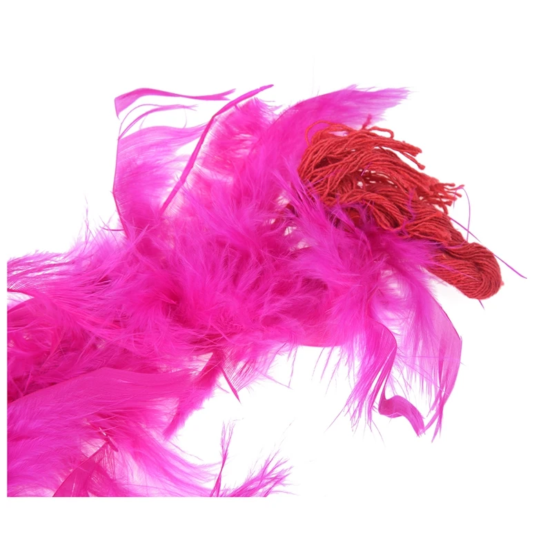 2m Feather Boas Fluffy Craft Costume Dressup Wedding Party Home Decor (Hot Pink)