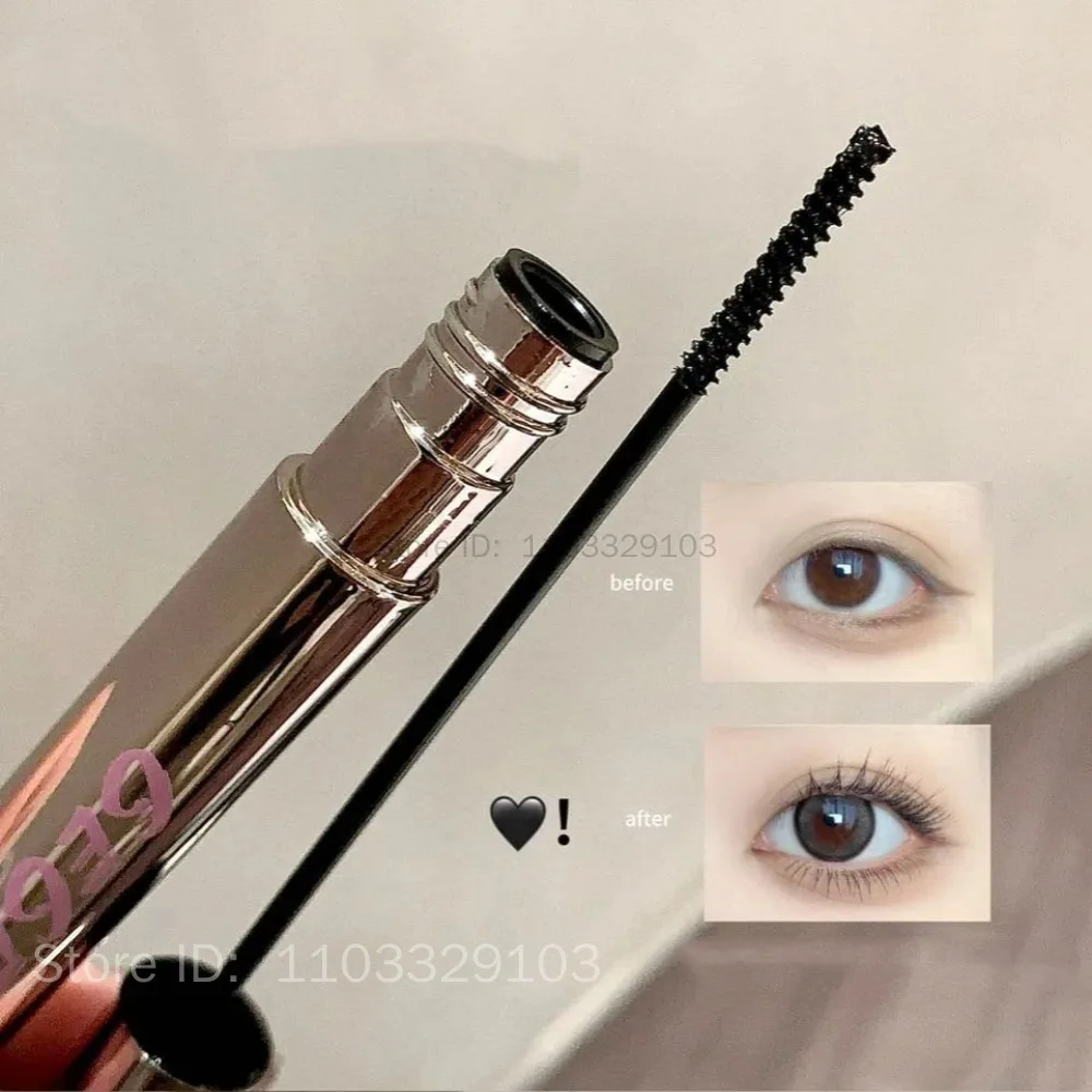Seidenfaser-Mascara, die die Wimpern verlängert, Wimpernverlängerung, wimpern, wasserdicht, schnell trocknend, braun, schwarz, Curling-Mascara Comestic