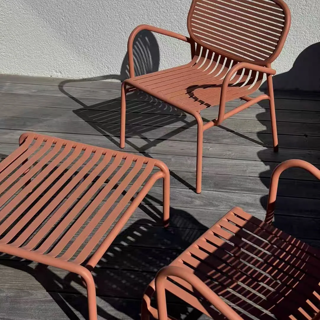 Tieyi Outdoor Park Courtyard Terrace Bench Leisure Table and Chair B & B Hotel Coffee Shop