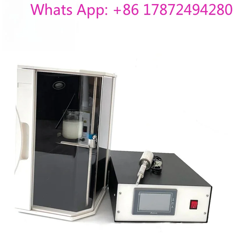 20KHz 100W Portable Semi-automatic Ultrasonic Homogenizer for Milk Dairy Emulsification & Mixing